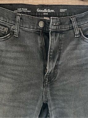 Goodfellow & Co Gray Straight-Leg Men’s Jeans